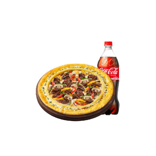 피자헛 직화불고기 리치골드 L + 콜라 1.25L
