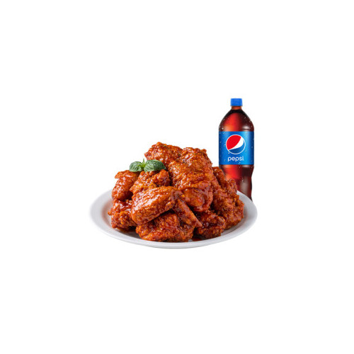 매콤마늘양념(뼈 또는 순살)+콜라1.25L