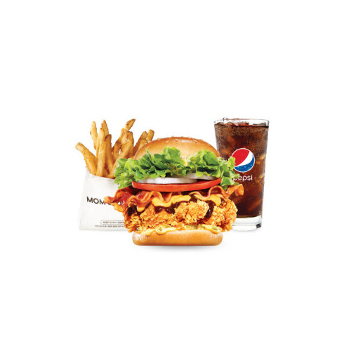 텍사스바베큐치킨버거 세트