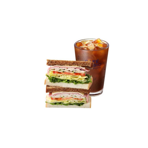 널 위한 한끼 세트(치킨 디럭스 샌드위치+아이스 아메리카노)