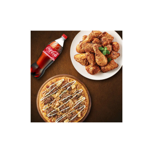 고추바사삭+갈비천왕 플러스 피자+콜라1.25L
